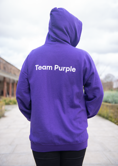 Hoodie (purple strings)