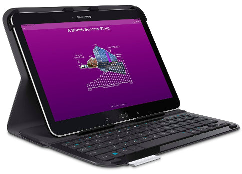 Samsung Galaxy Tab A with keyboard & cover