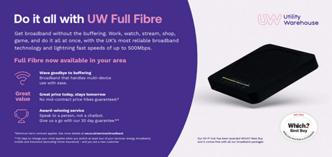 Full Fibre Broadband flyer