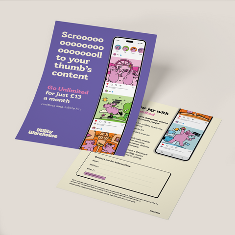 Mobile tariff flyer (Pigs)
