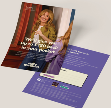 Multi-service customer gathering flyers (Cat Deeley version)