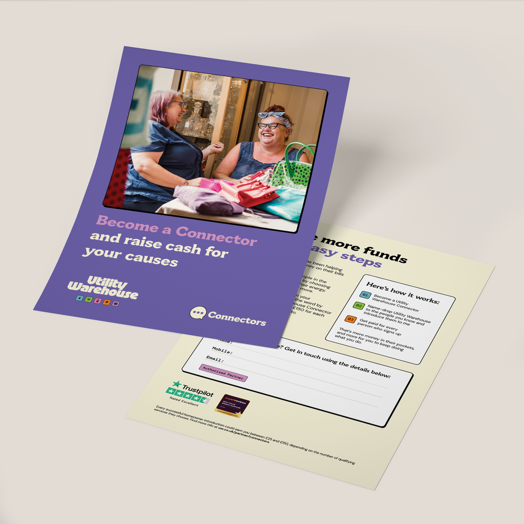Partner to Charity Connectors leaflet