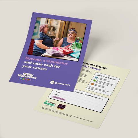 Partner to Charity Connectors leaflet