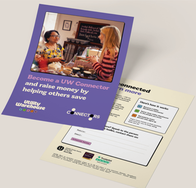 Partner to Charity Connectors leaflet