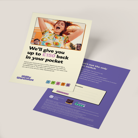 Multi service customer gathering flyer (£150 saving version)