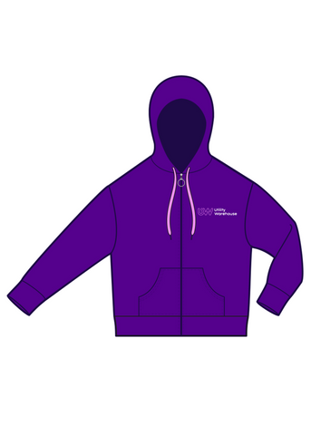 Hoodie (purple strings) – Utility Warehouse Partner Store